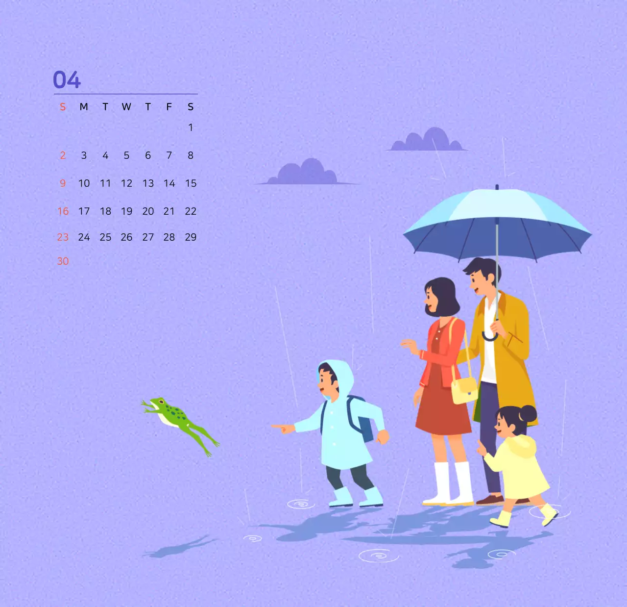 Khái niệm minh họa gia đình với nhiều màu sắc khác nhau