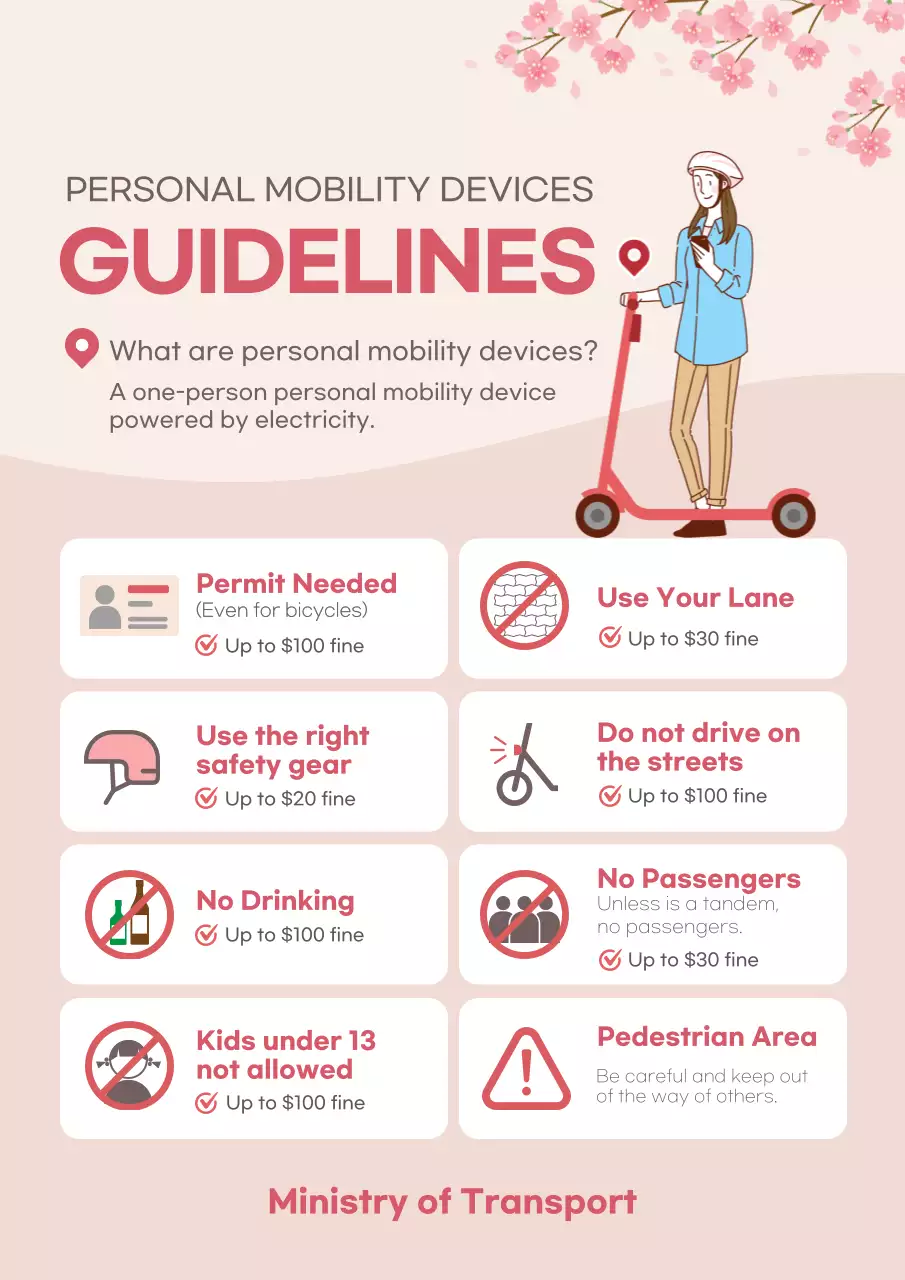 Pink Simple Mobility Guidelines