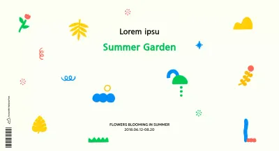 Promote your exhibit with cute illustrations