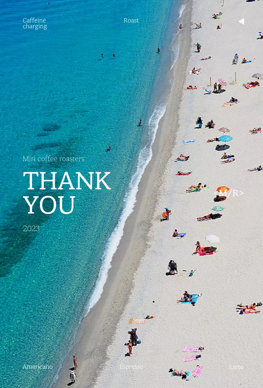 Promover um café de fotografia de praia de inspiração vintage