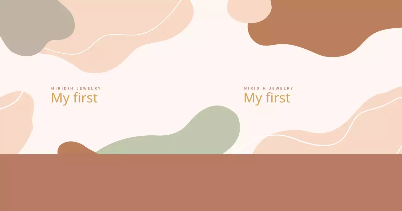 Beige Sensual Shapes and Patterns Jewelry Shop