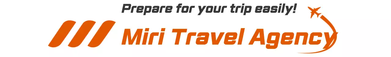 An orange travel promotional design with your travel agency logo and name on it.