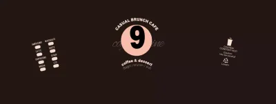 black pink clean symbol cafe