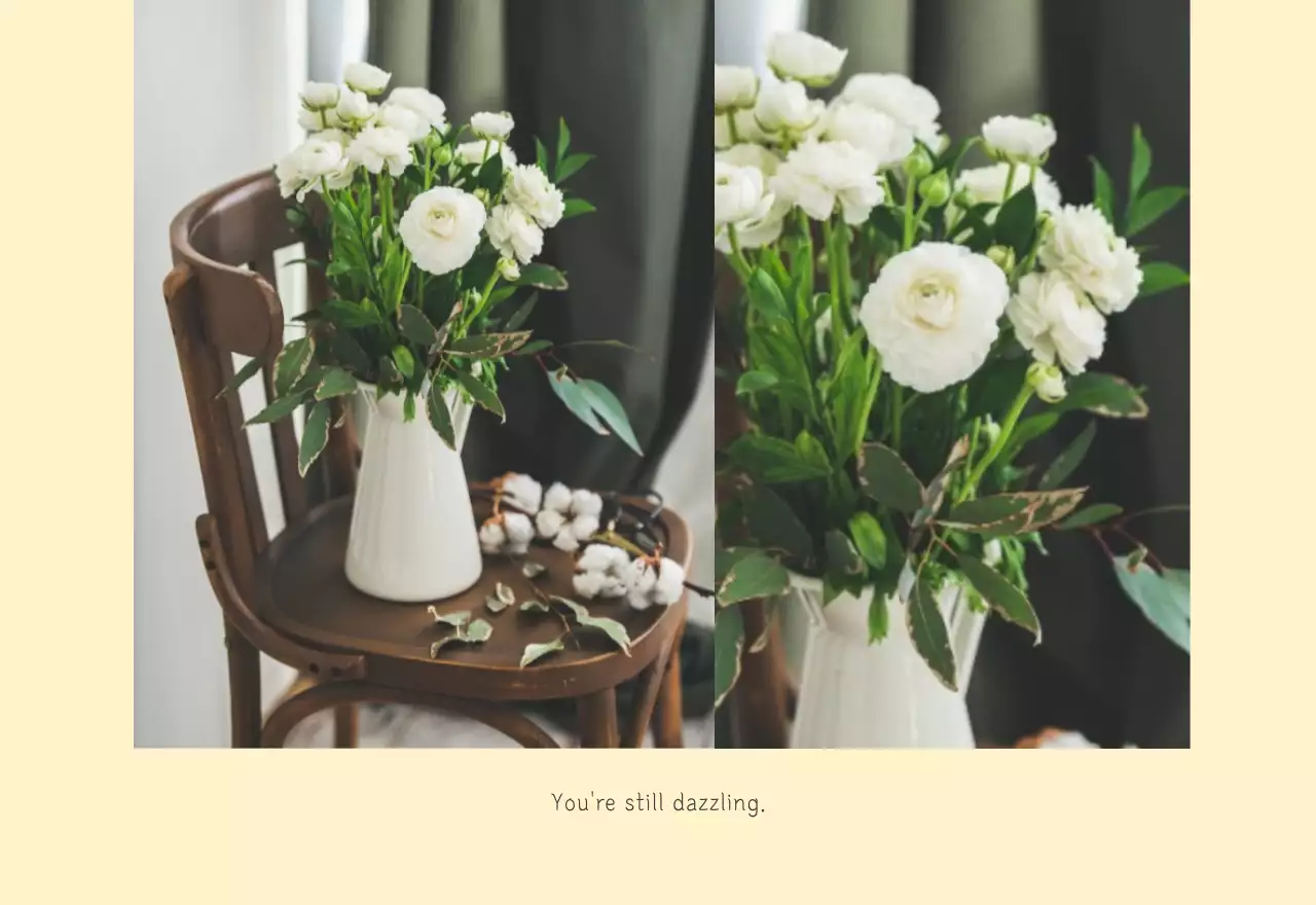 White Clean Botanical Nature