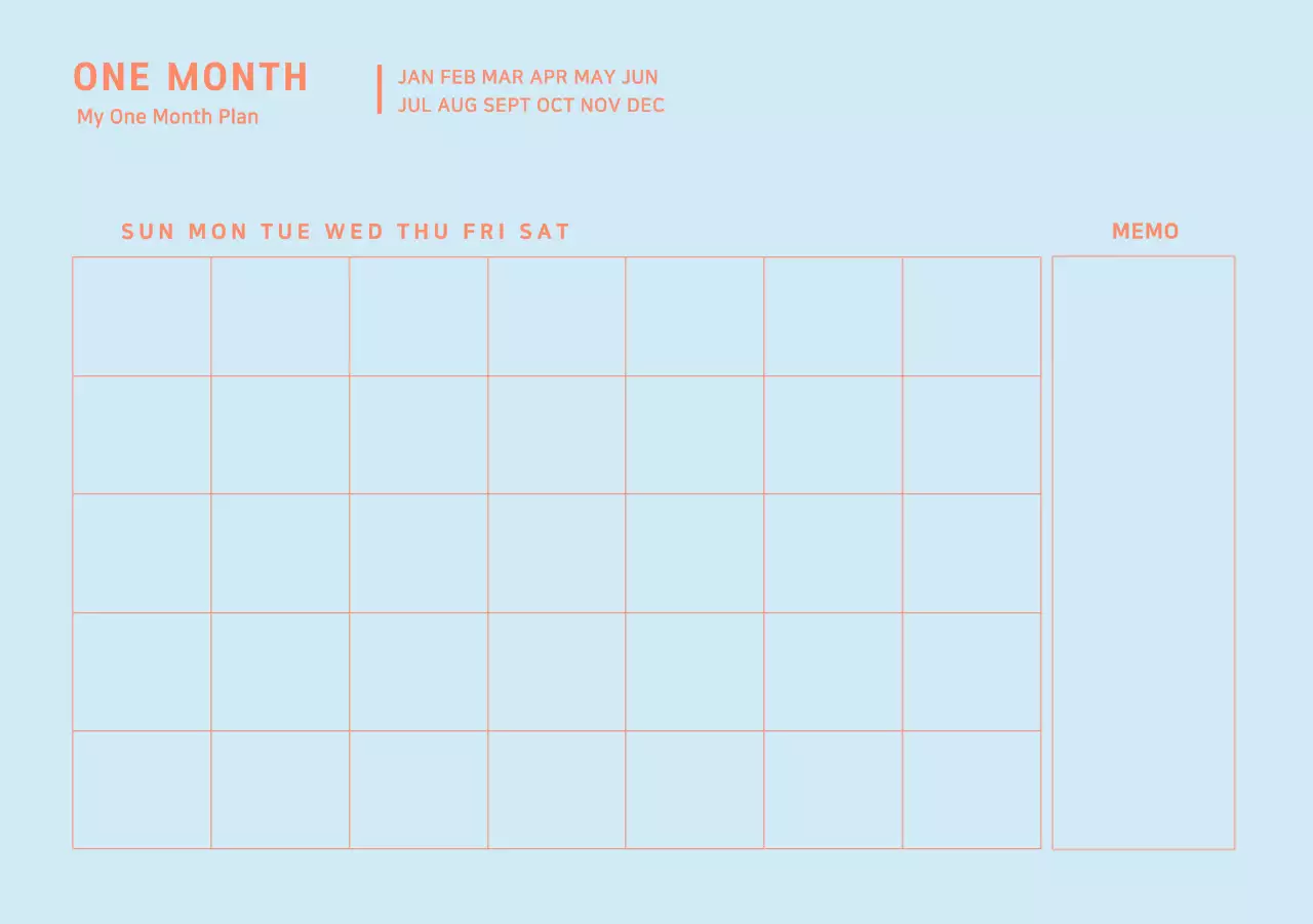 Công cụ lập kế hoạch hàng tháng