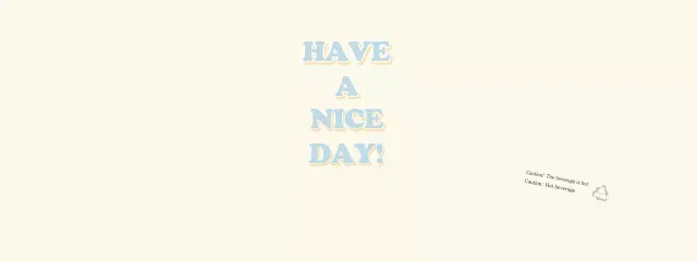 Yellow Blue Simple pop text