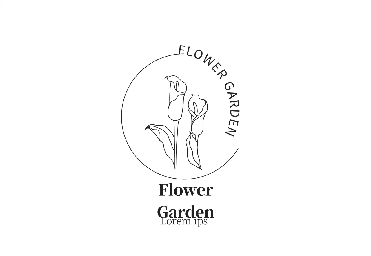 Simple Flower Logo