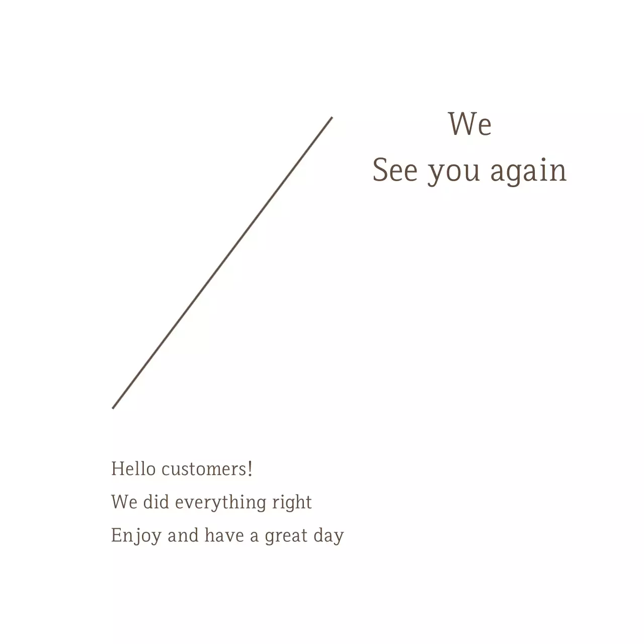 Mempromosikan restoran putih sederhana