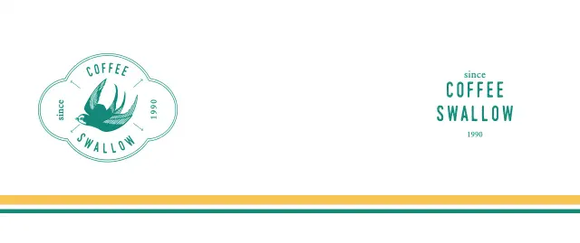 Turquoise Vintage Logo Cafe Mug