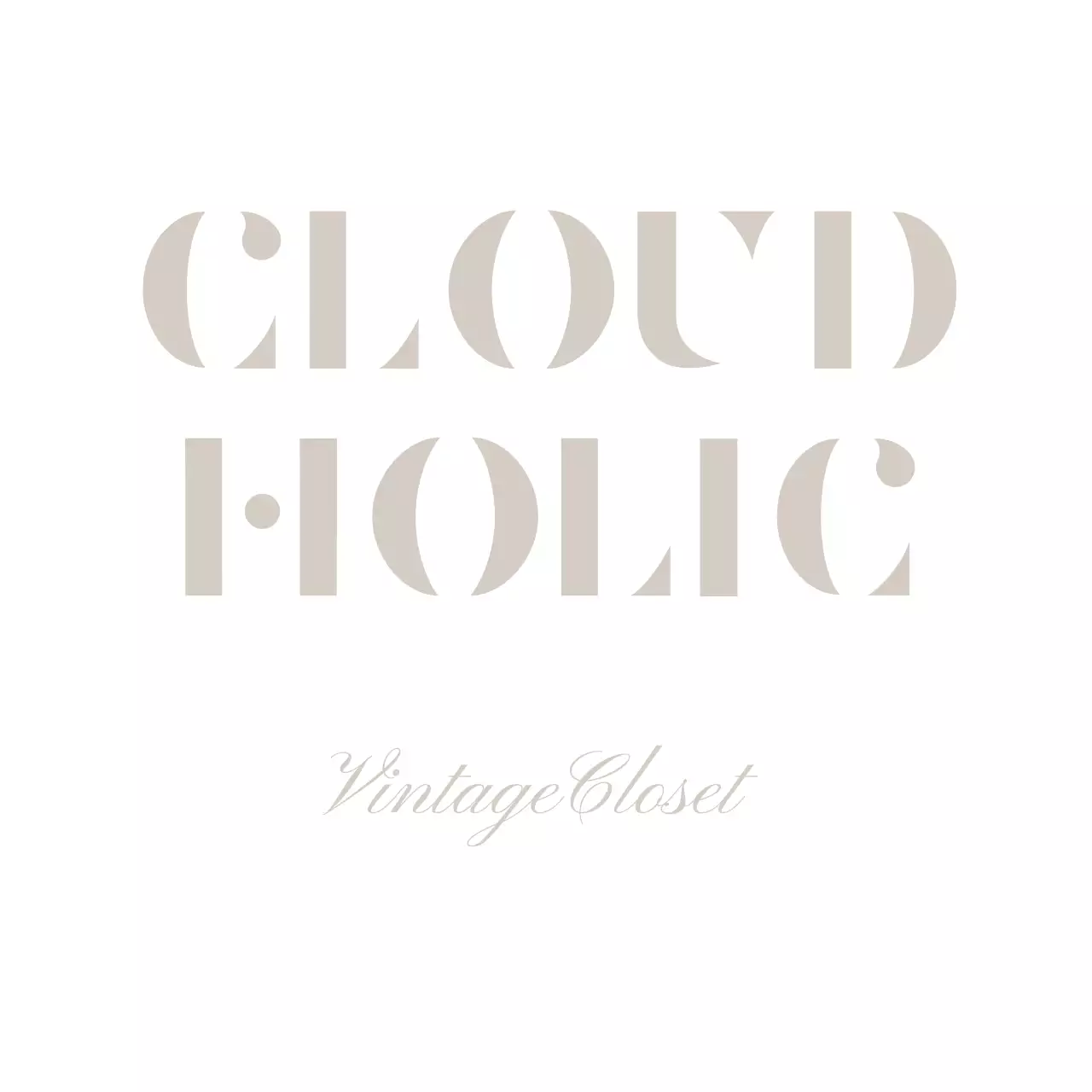 Khuyến mãi trung tâm mua sắm quần áo đơn giản cao cấp với văn bản màu trắng và xám