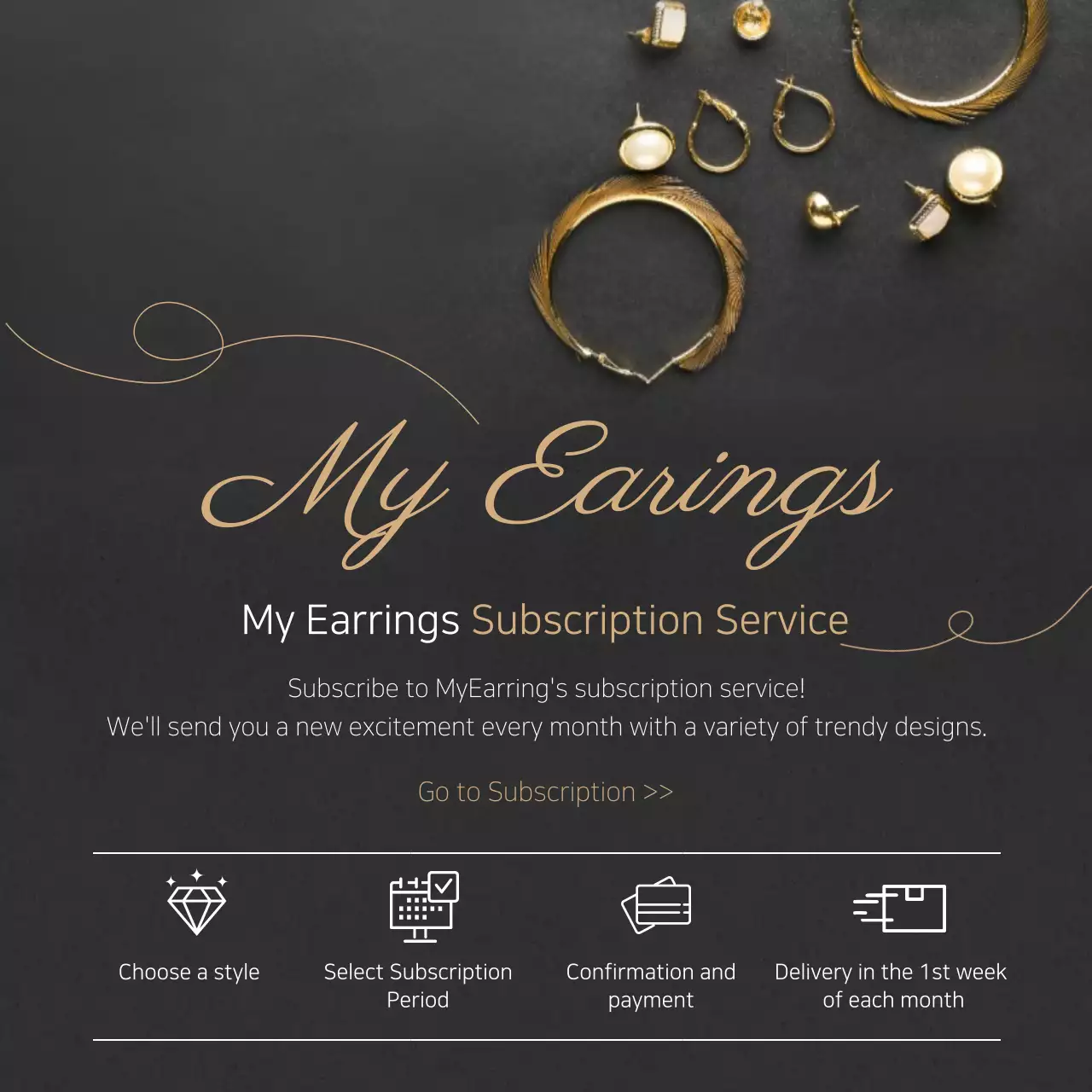 Black Elegant Jewelry Promotion Instagram Post