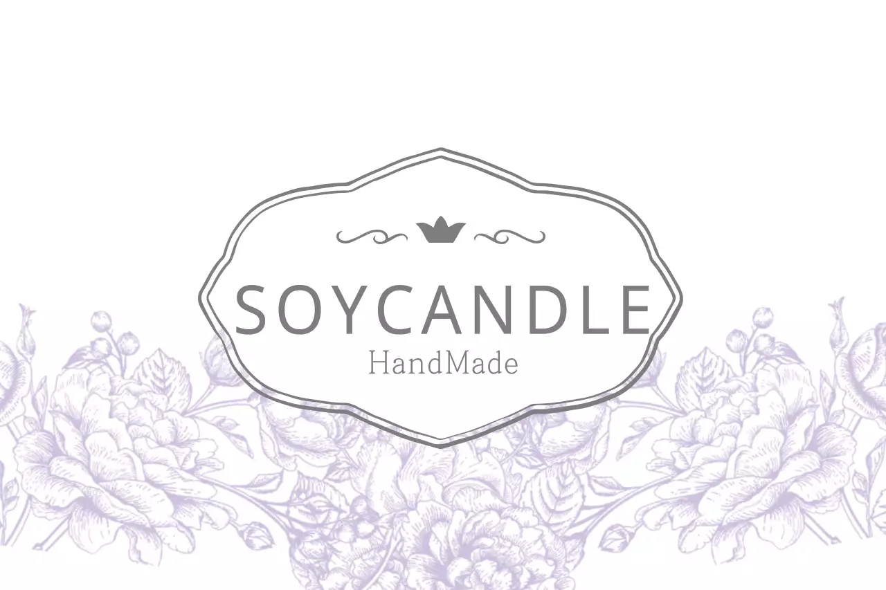 Grey Elegant Candle Advertisement Banner
