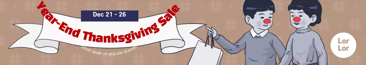 Banner de promoção de feriado retrô vermelho