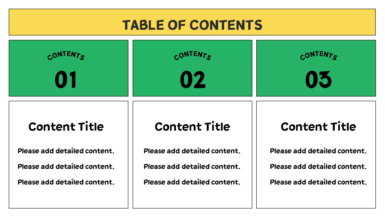 A modern yellow and green presentation on environmentalism