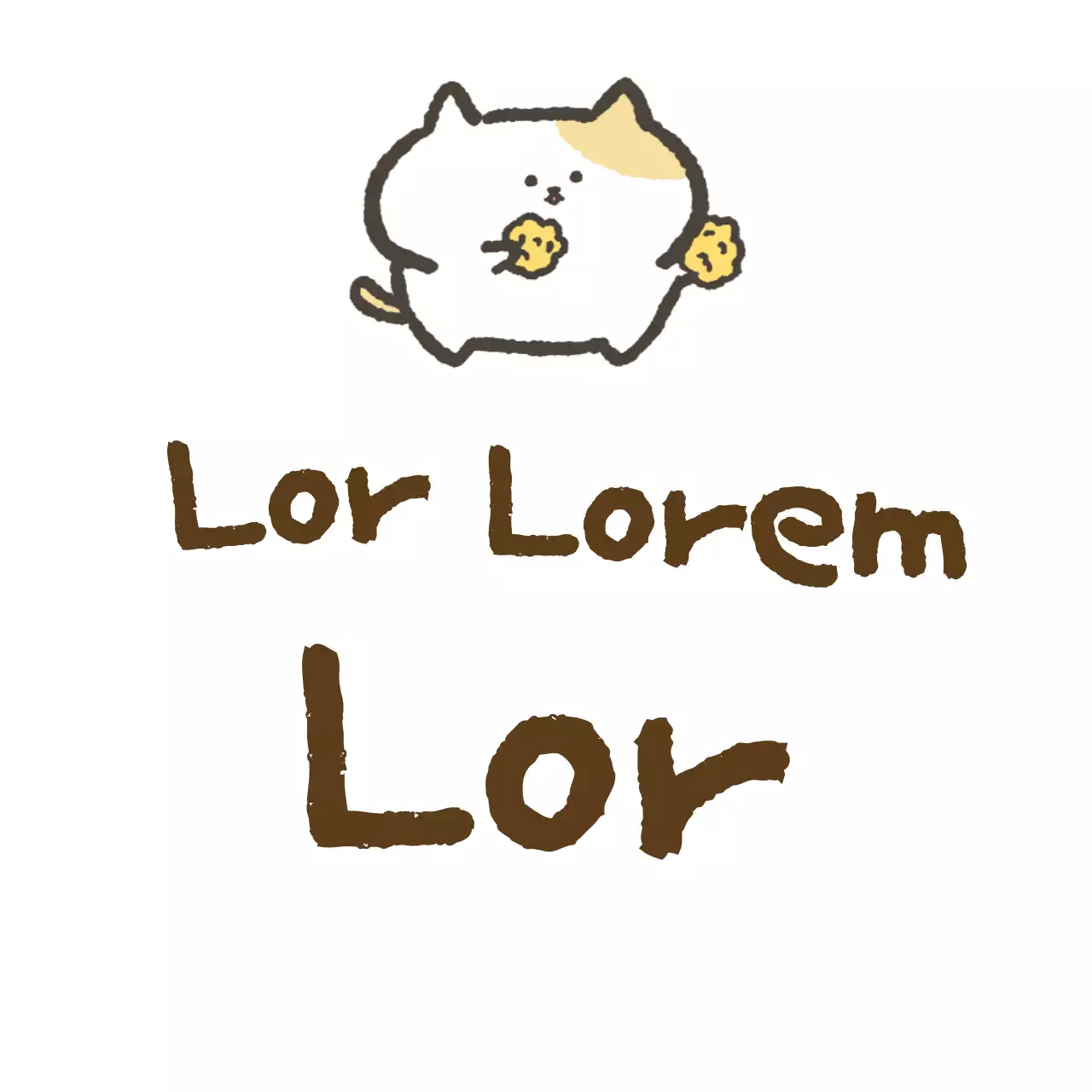 Calligraphy concept with cheers