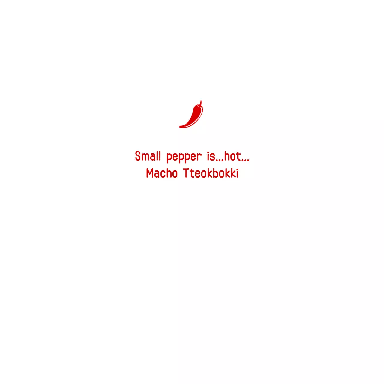 Guardanapos Macho Tteokbokki