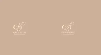 Brown Simple Logo Jewelry Shop