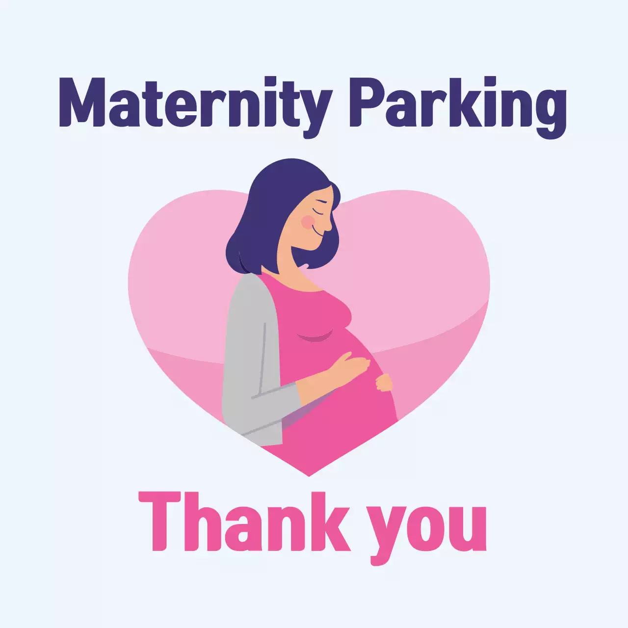 Light blue-pink illustration of a pregnant woman boarding a vehicle