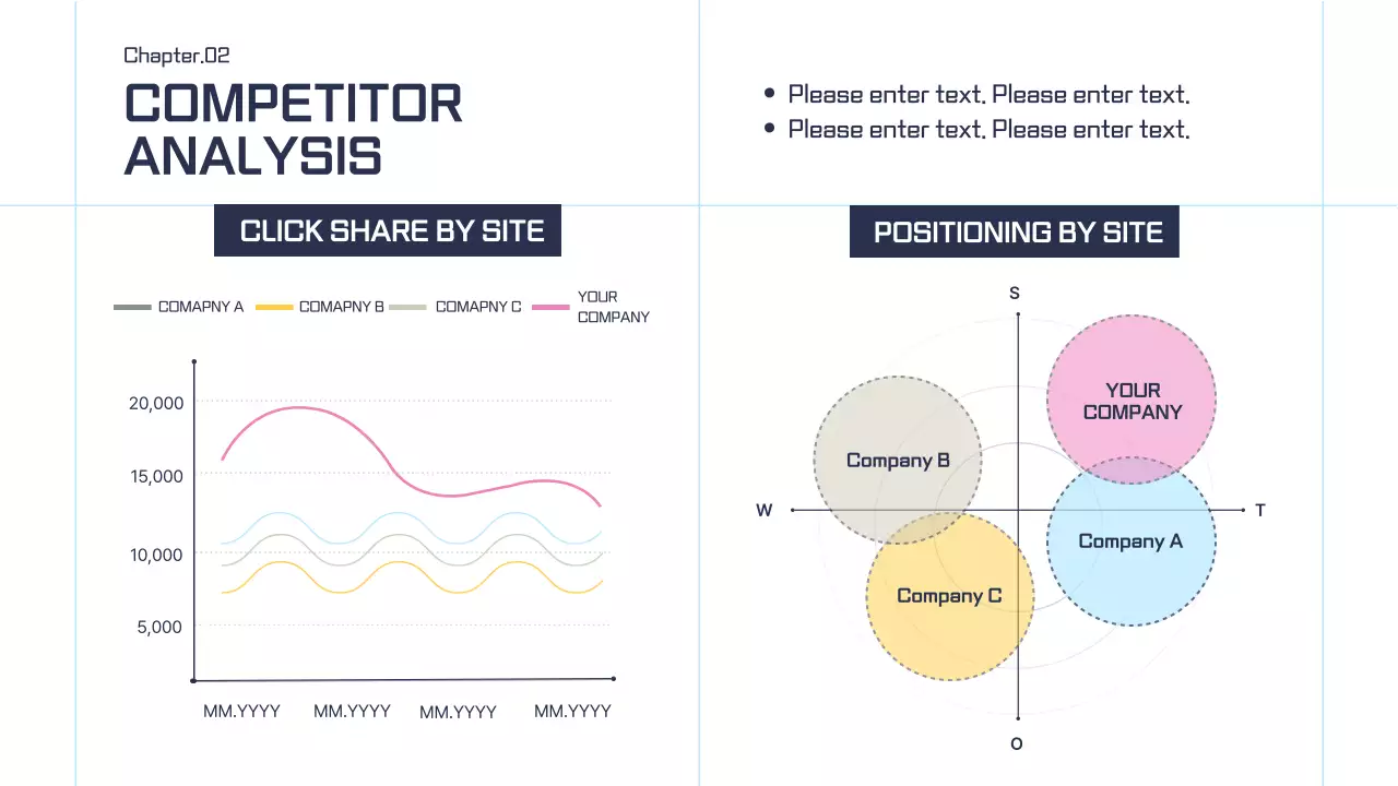 Simple business infographic with pink accents on a white background