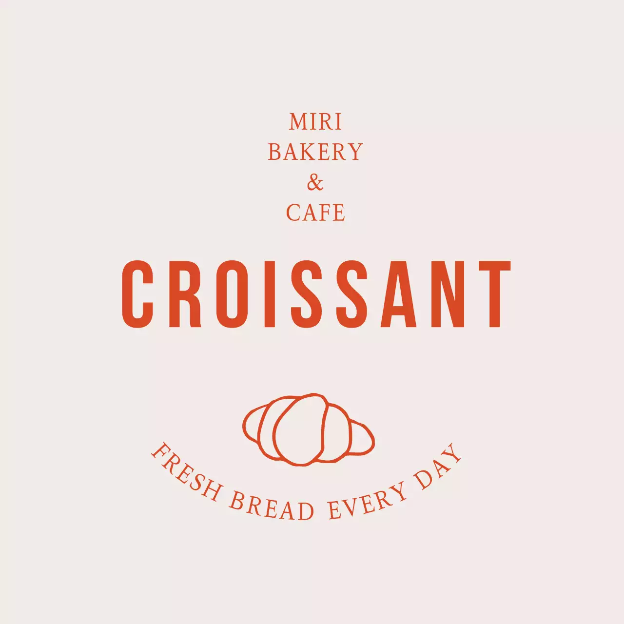 Stiker Croissant Roti