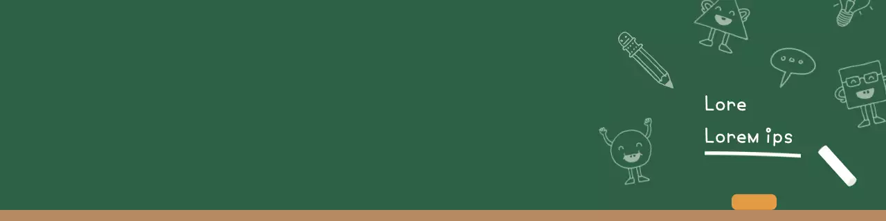 Green Simple Education Notice Banner