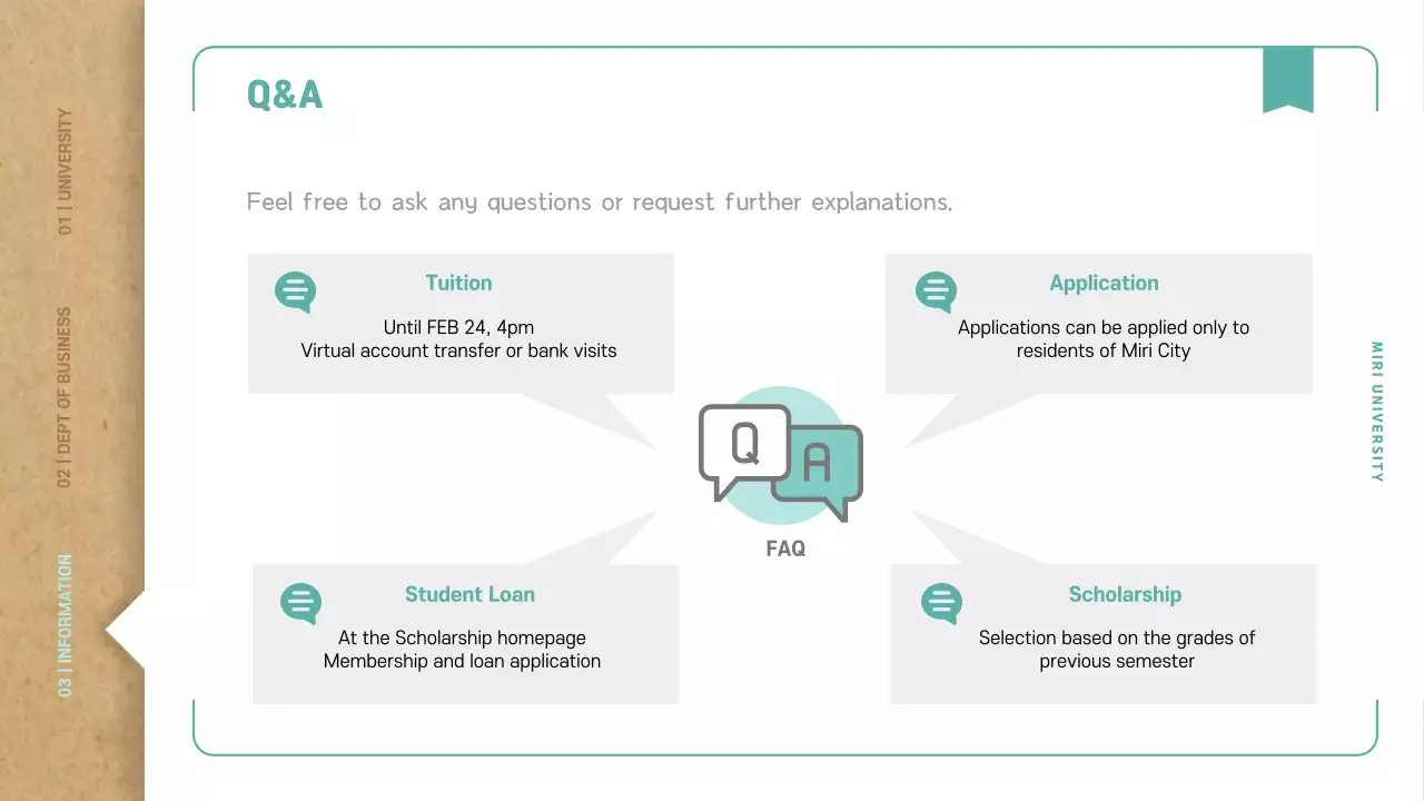 Beige Modern University Guide Presentation