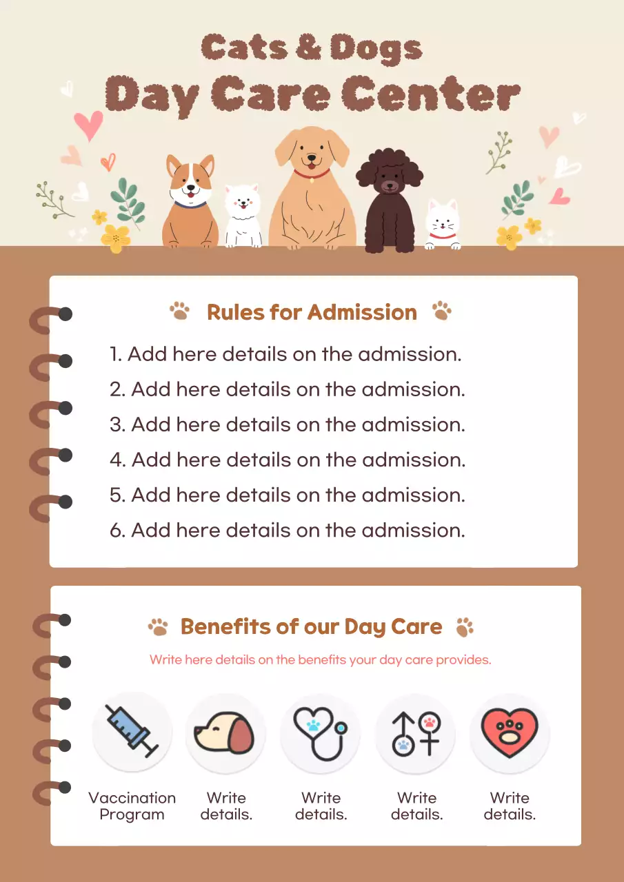 Beige Cute Pet Guide