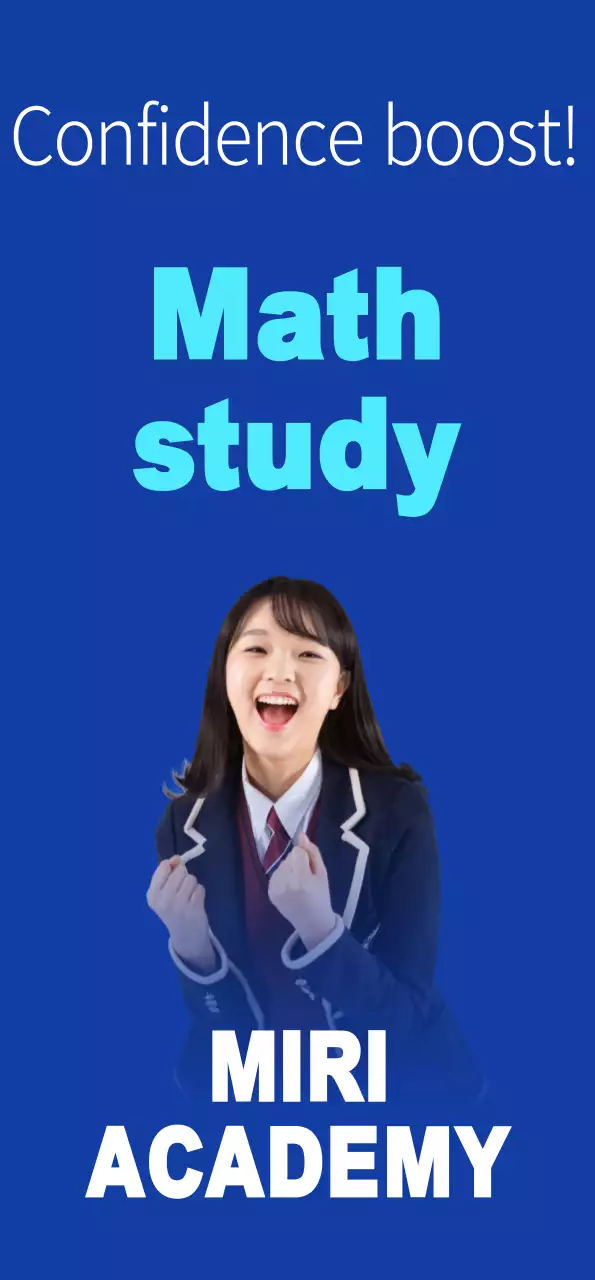 Banner with English Math Education banner icon on purple background