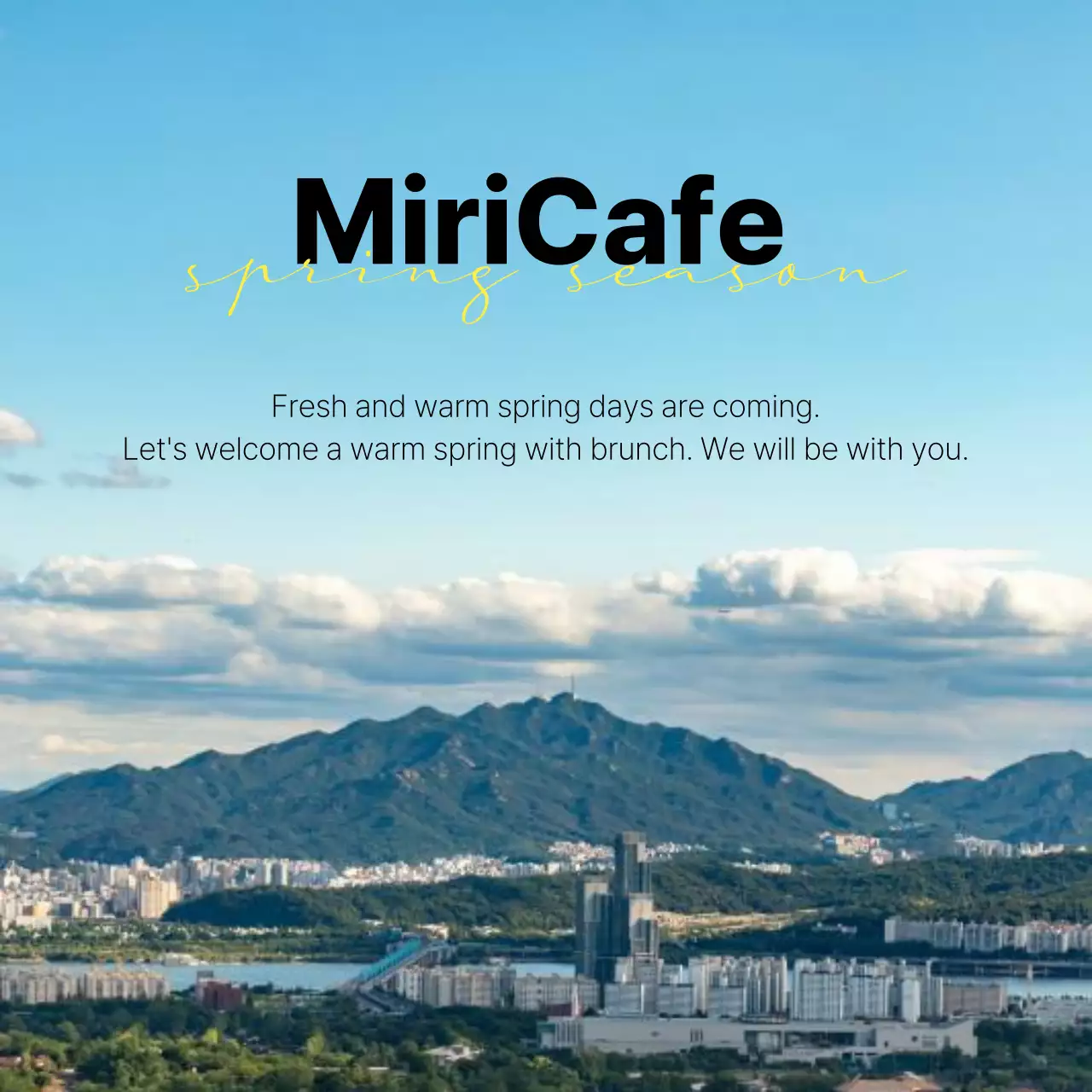 Foto-foto lanskap musim semi yang masih asli