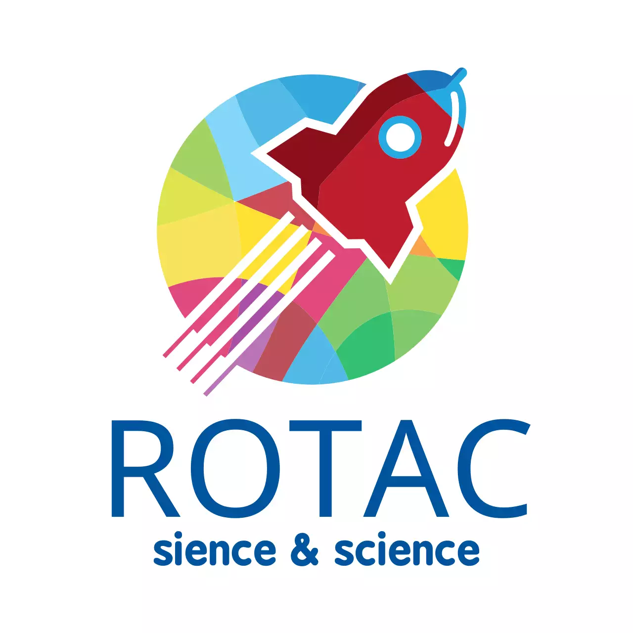 Red Geometric Science Logo