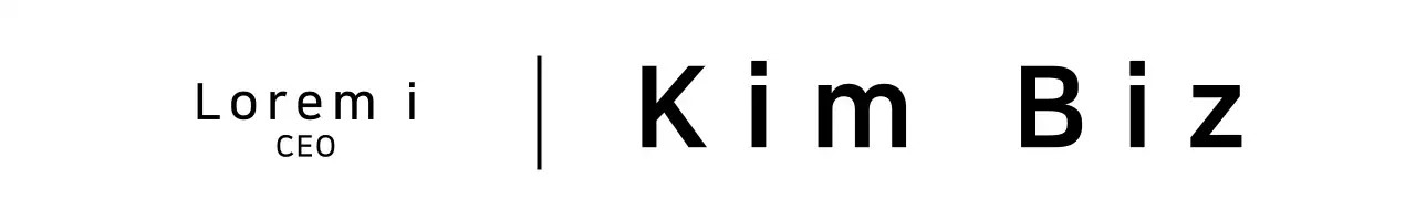 Konsep teks hitam dan sederhana Pengenalan jabatan perusahaan