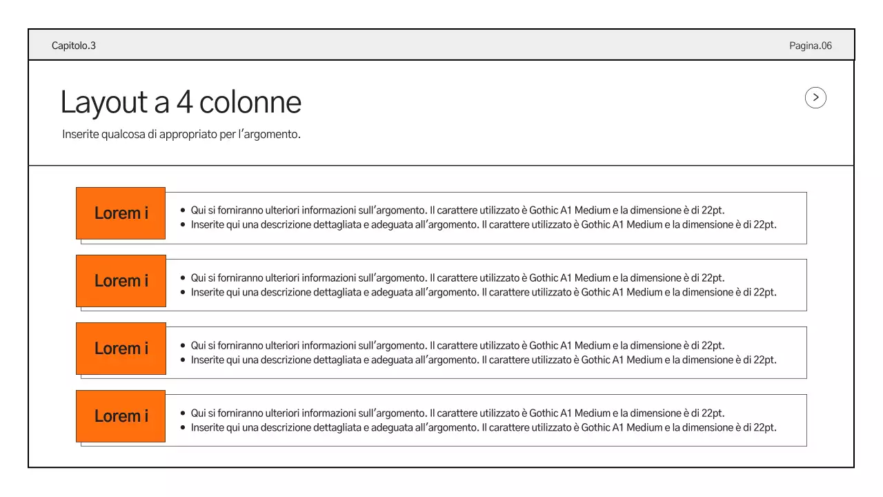 Rapporti aziendali semplici in arancione