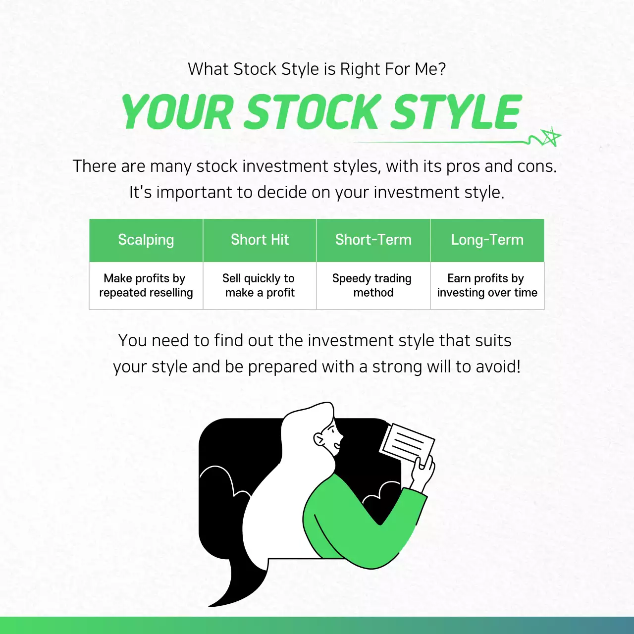 Green Modern Investment Guide Instagram Carousel