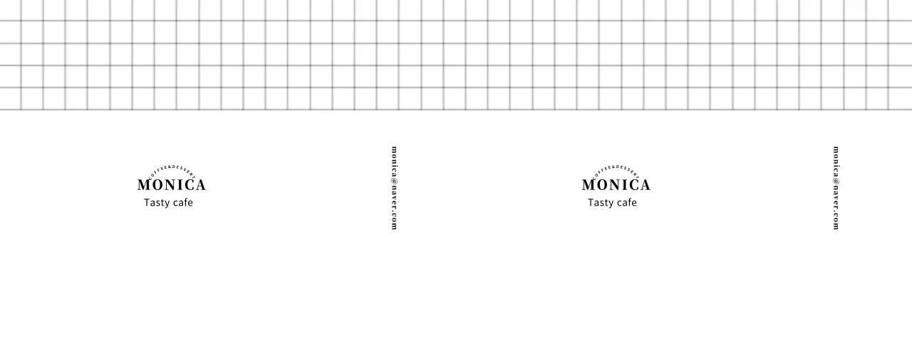 An emotional and clean dessert cafe logo