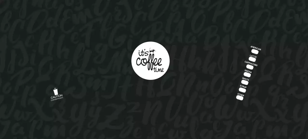 Black Text Pattern Cafe Checklist