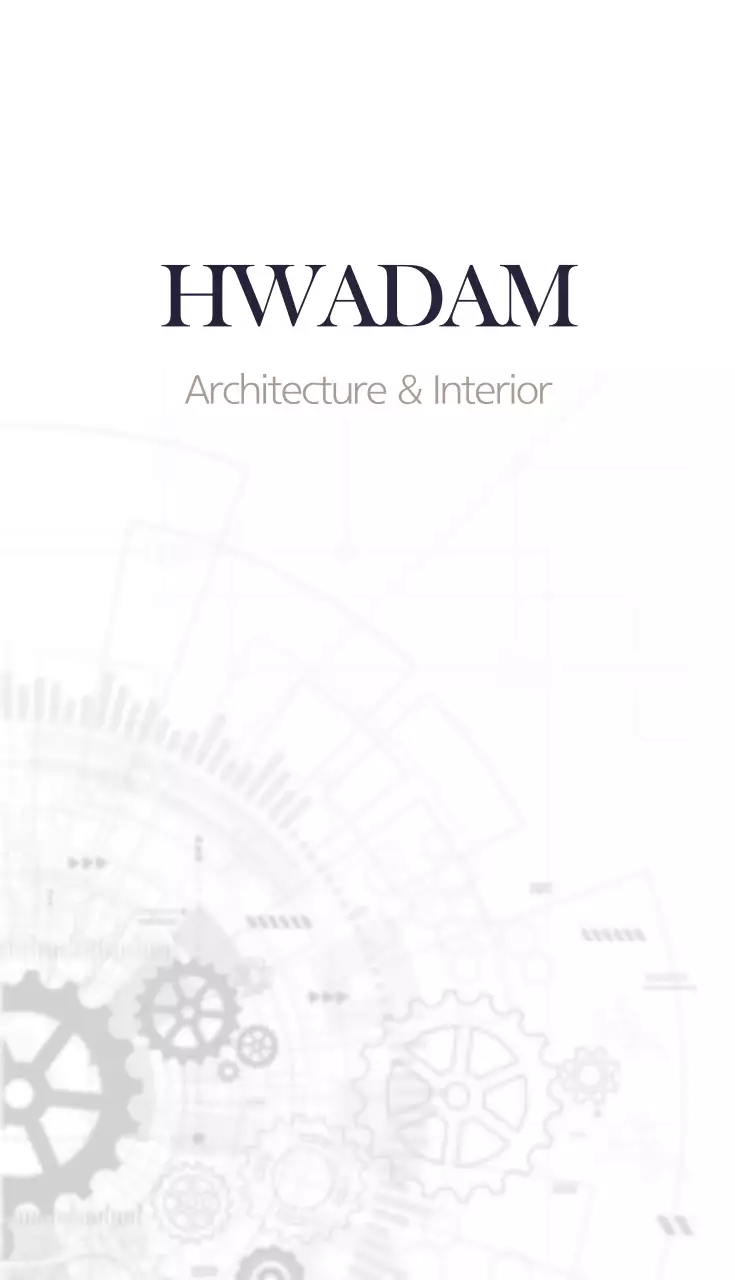Danh thiếp quảng cáo kiến ​​trúc tối giản màu trắng