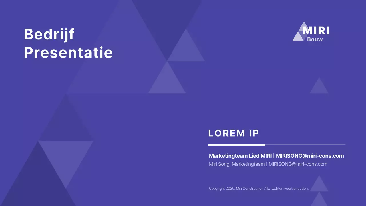 NavyTone's bedrijfspresentatie