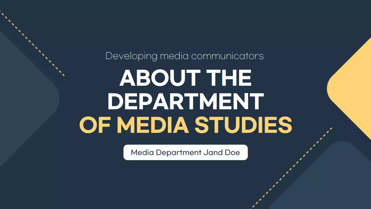 Navy Modern Media Guide Presentation