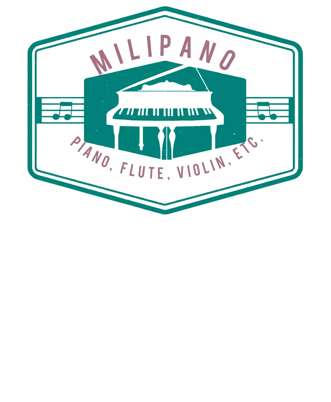 T-Shirt Kelompok Sekolah Piano