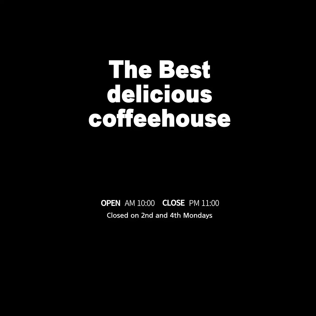 The best coffee shops