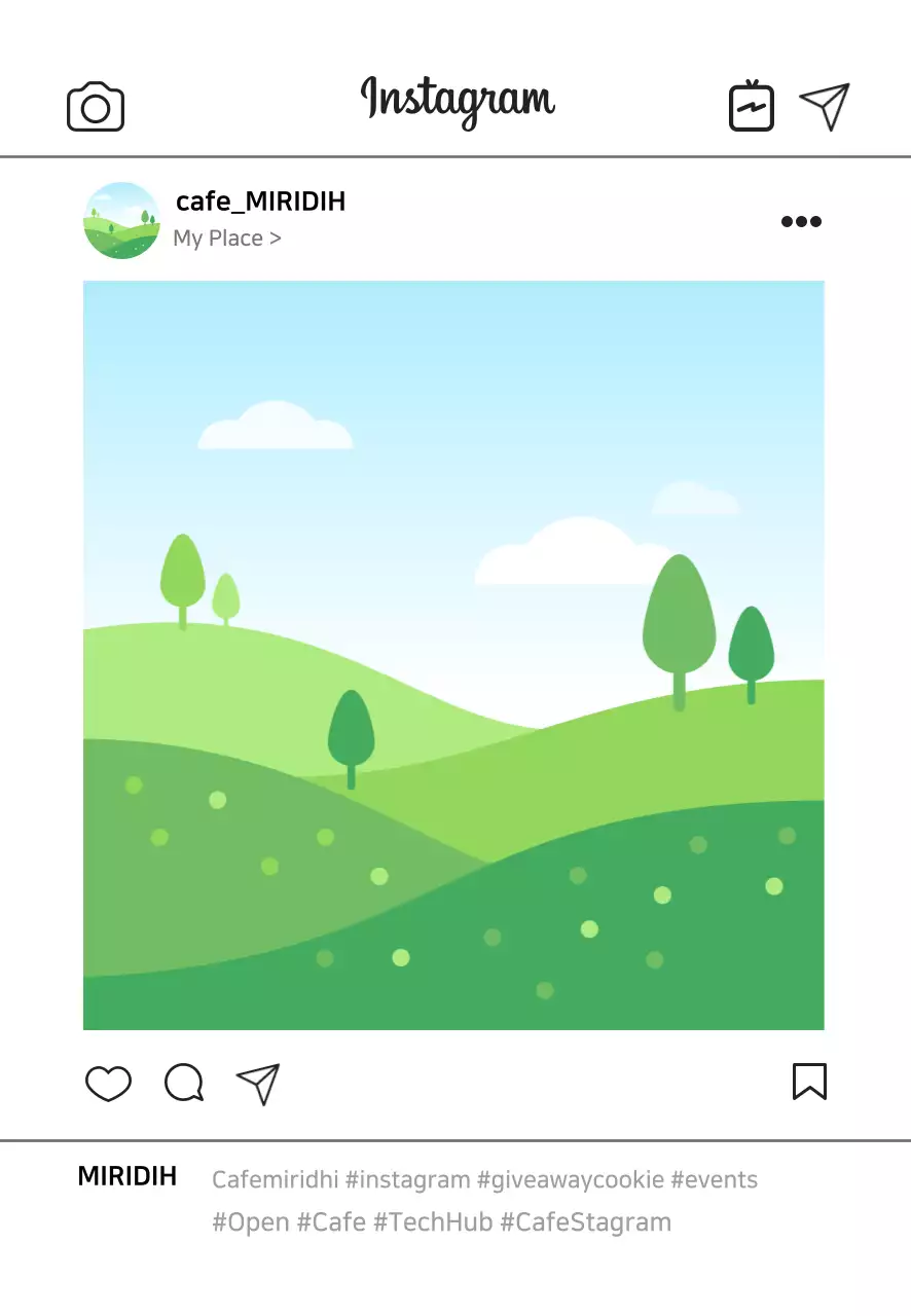 Khuyến mãi đơn giản trên Instagram màu trắng