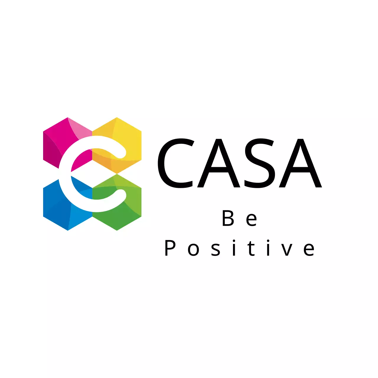 Colorful Modern Positivity Promotion Logo