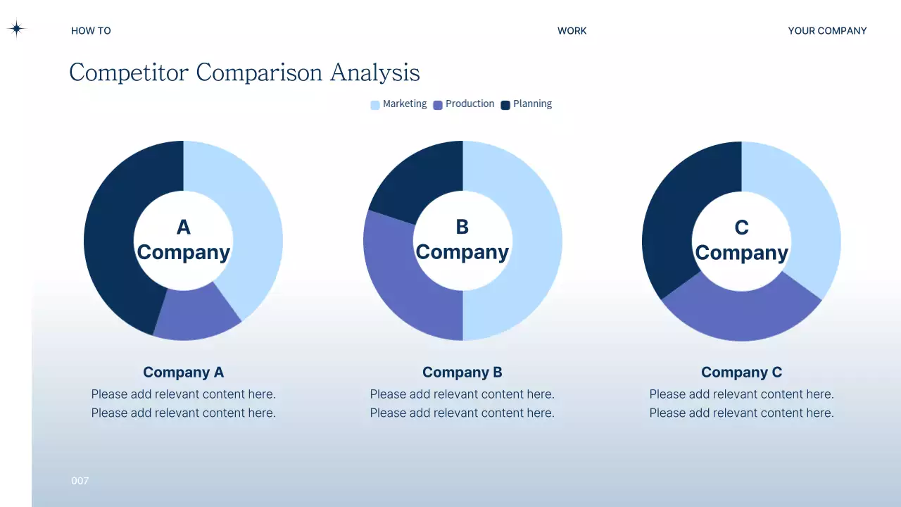 Navy blue modern business PT proposal