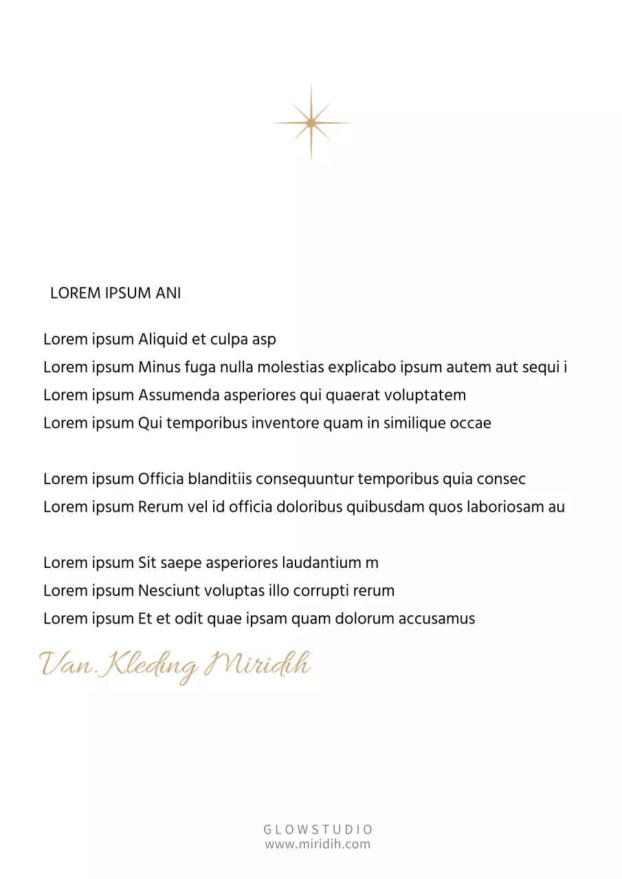 Strakke designposter met klantenwaardering in wit