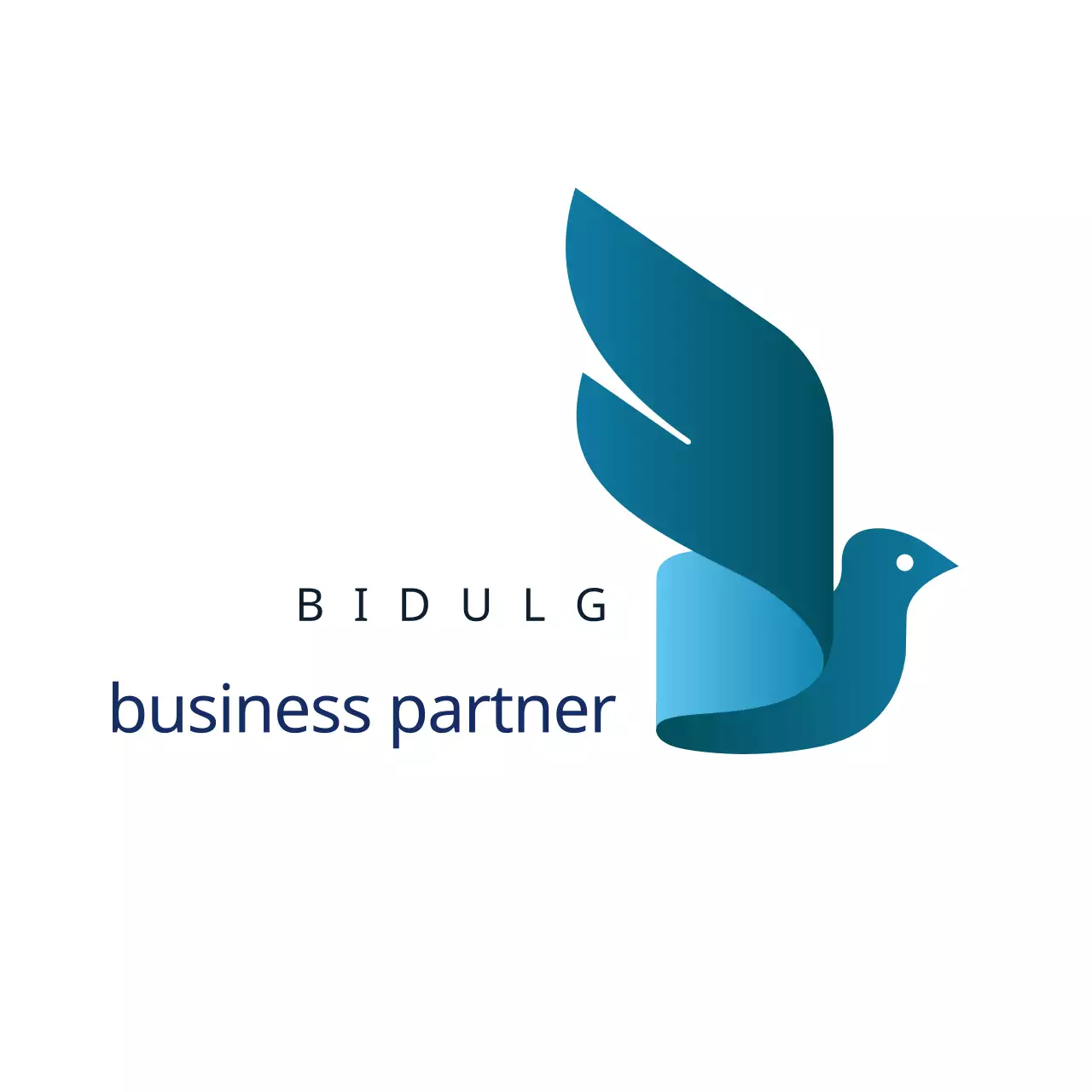 Blue Modern Business Card Logo