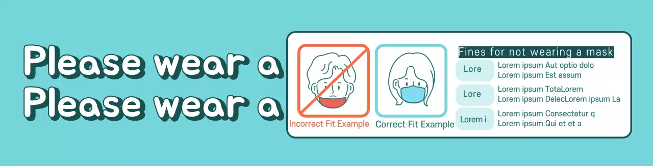 Mask Wearing Car Magnet