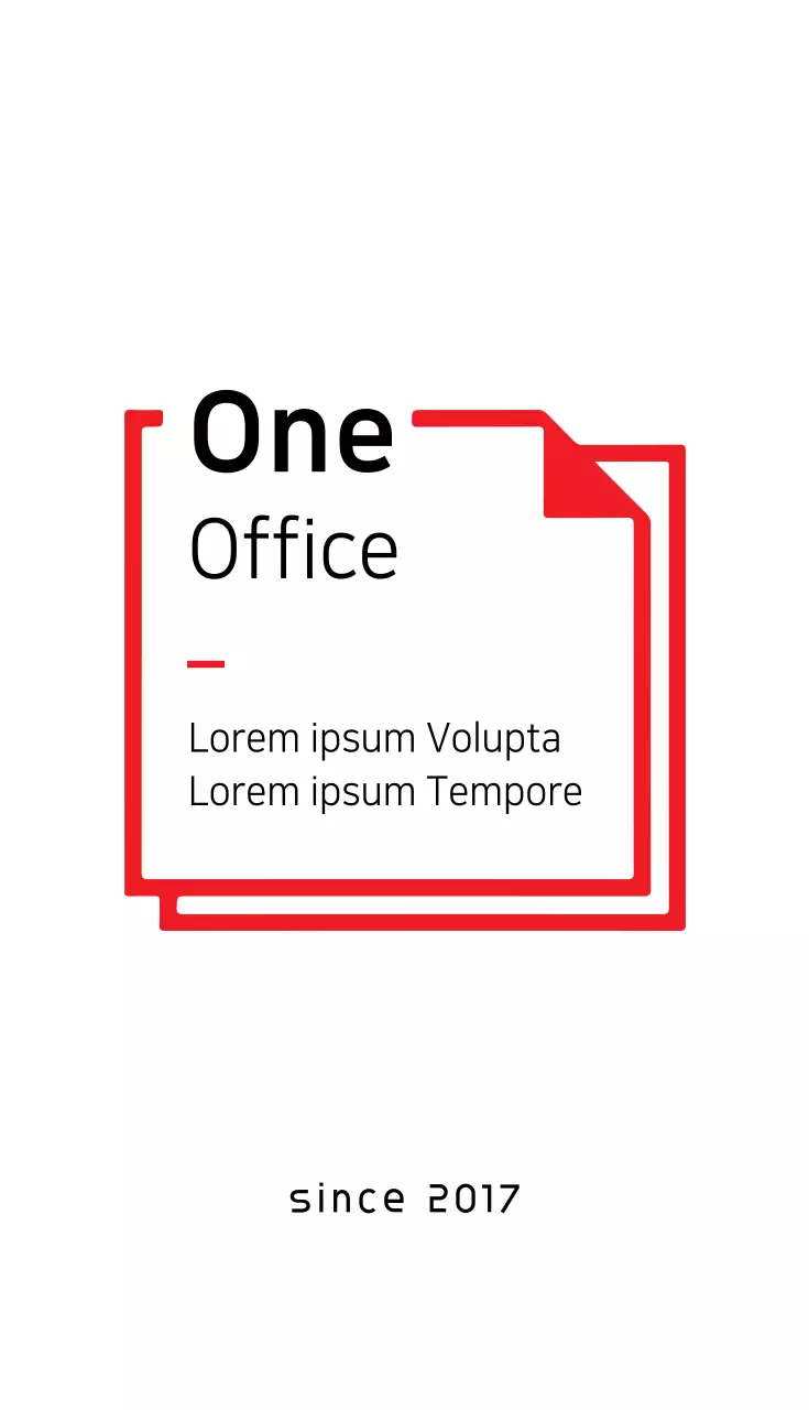 Red Minimal Business Card