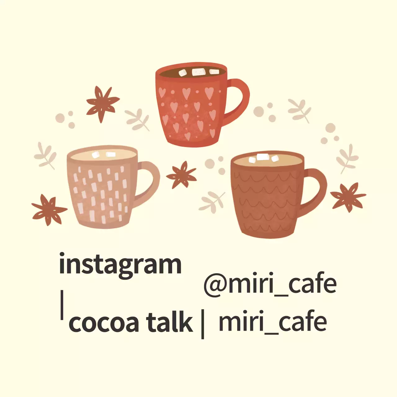 Label kafe bergambar vintage berwarna kuning muda