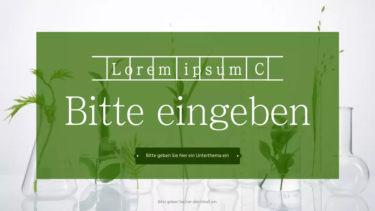 Grünes Manuskriptpapier