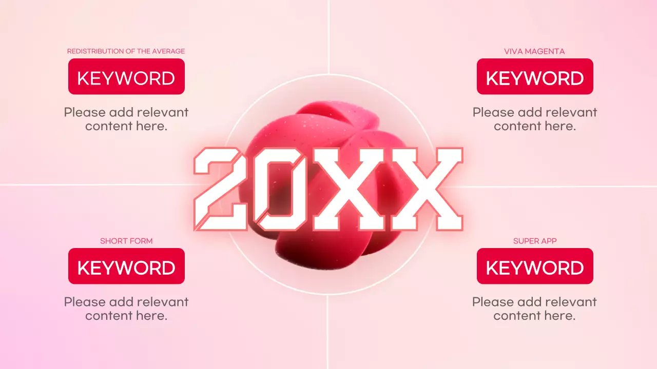 Pink Modern Trends Promotion Presentation